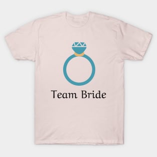 Team Bride Bachelorette Party Large Artwork T-Shirt